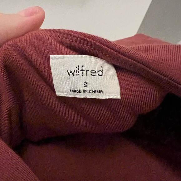 Aritzia Wilfred wrap mini dress - Picture 4 of 5